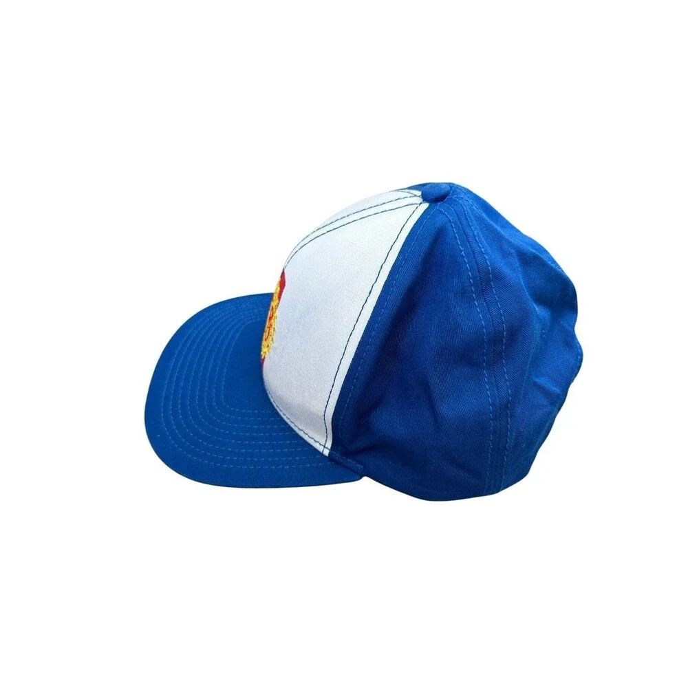 Fort Collins Brewery FCB Snapback Hat Royal Blue White Cap America Discontinued